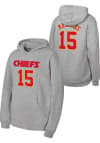 Main image for Patrick Mahomes Outer Stuff Kansas City Chiefs Youth Name Number Long Sleeve Player Hoodie Grey