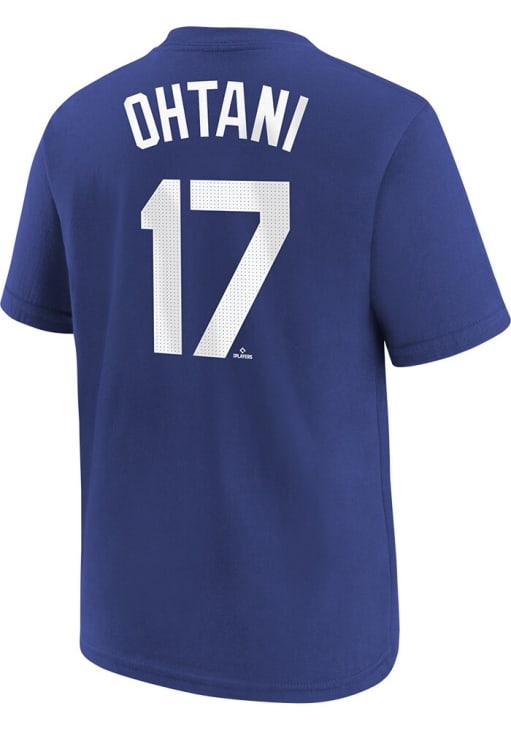 Shohei Ohtani Los Angeles Dodgers Youth Blue Name and Number Player Tee