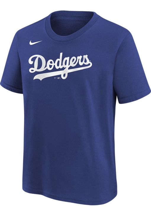 Shohei Ohtani Los Angeles Dodgers Youth Blue Name and Number Player Tee