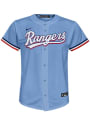 Texas Rangers Boys Nike 2020 Alternate Baseball Jersey - Light Blue