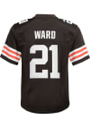 Main image for Denzel Ward Cleveland Browns Youth Brown Nike Gameday Football Jersey