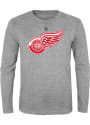 Detroit Red Wings Toddler Primary Logo T-Shirt - Grey