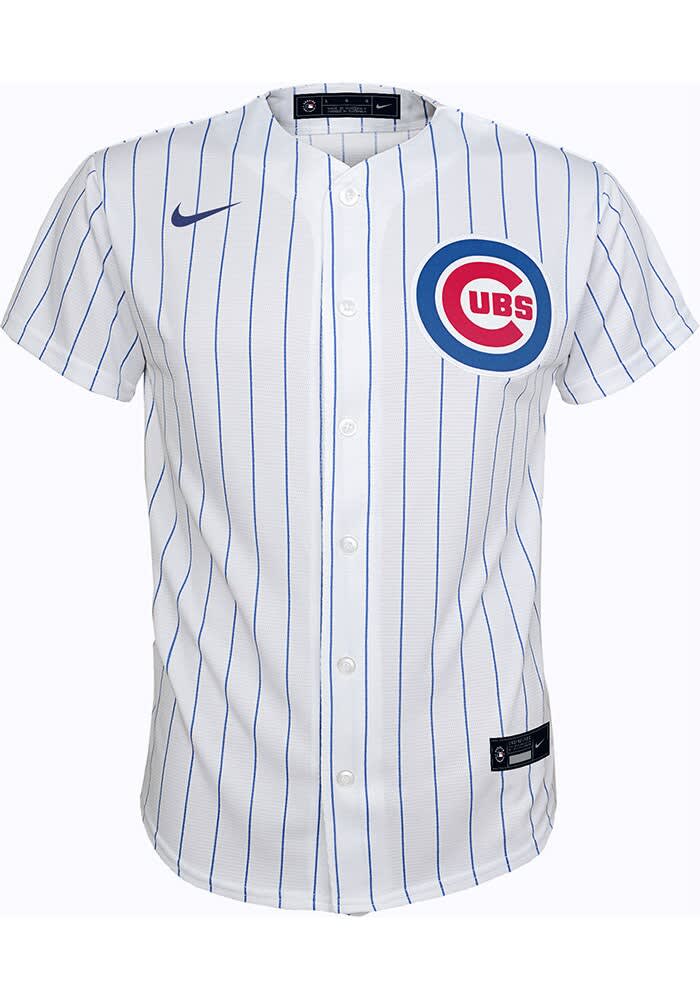 Chicago Cubs Kris Bryant Youth WHITE Home Replica Baseball Jersey