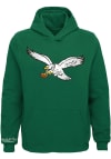 Main image for Mitchell and Ness Philadelphia Eagles Youth Kelly Green Retro Logo Long Sleeve Hoodie