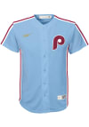 Main image for Nike Phillies Boys Light Blue Cooperstown Replica Baseball Jersey