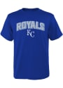 Kansas City Royals Youth Faux Stitch T-Shirt - Blue