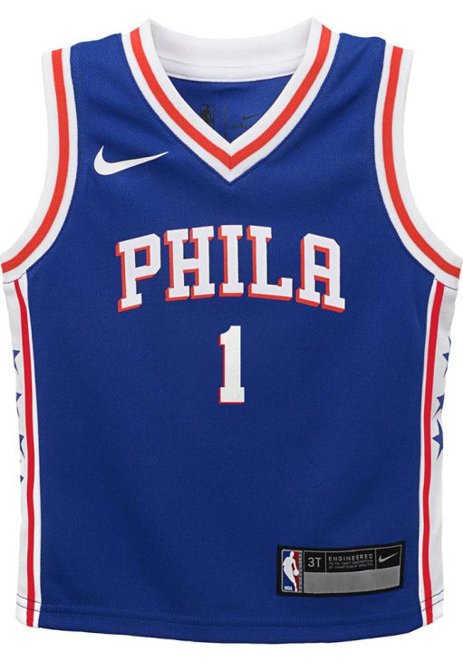 James Harden  Nike Philadelphia 76ers Boys Blue Replica Icon Basketball Jersey