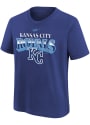 Kansas City Royals Youth Nike Coop Rewind T-Shirt - Blue