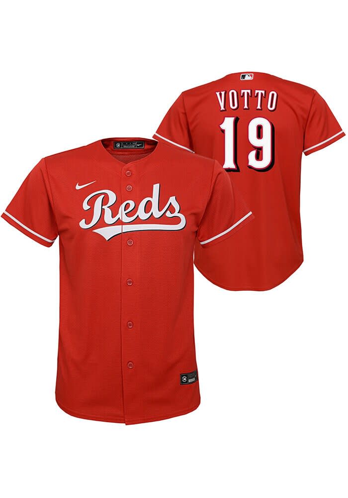 Cincinnati Reds Joey Votto Youth RED Alt Replica Baseball Jersey