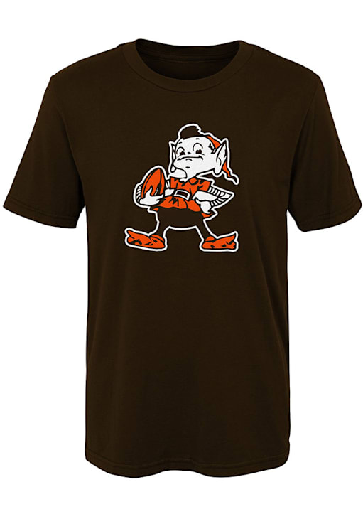 Cleveland Browns Boys BROWN Brownie Short Sleeve T-Shirt 133409243