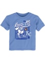 Kansas City Royals Toddler On The Fence T-Shirt - Light Blue
