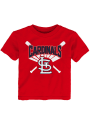 St Louis Cardinals Toddler Premier Team T-Shirt - Red