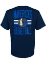 Dallas Mavericks Boys Slogan Back T-Shirt - Navy Blue