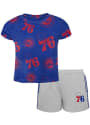 Philadelphia 76ers Infant Chase Your Goals Top and Bottom - Blue
