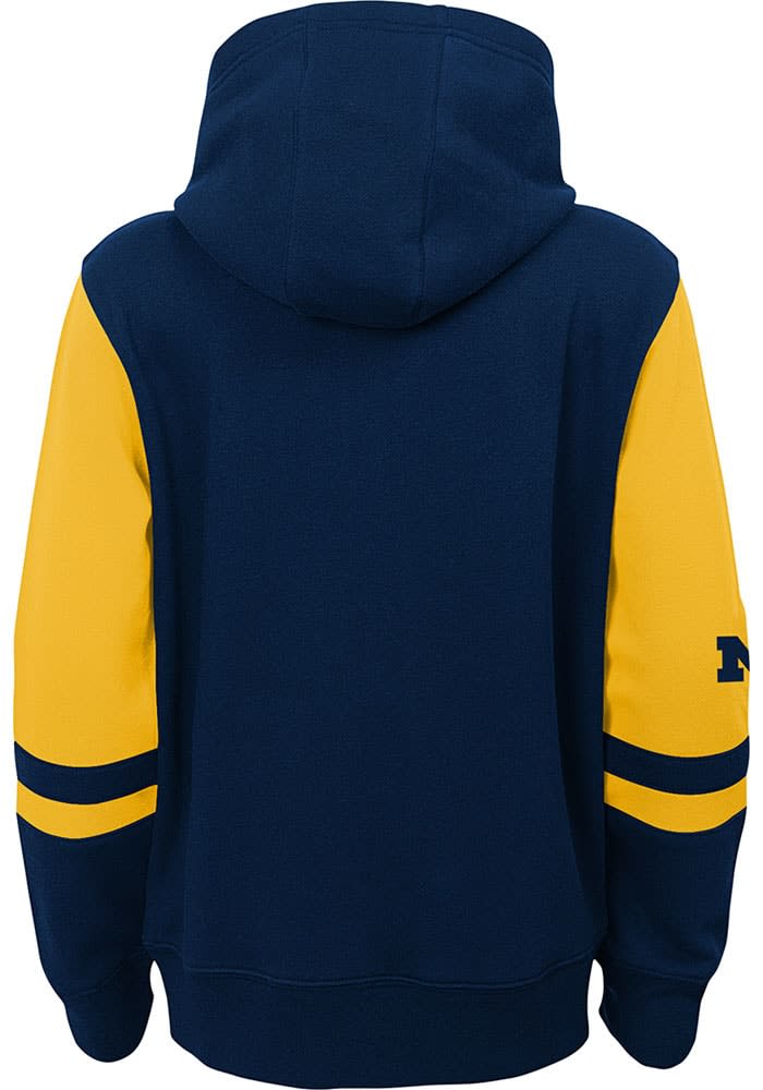 【COSYHARU】Shop Michigan Hoodie Michigan Wolverines Boys Stadium Full Zip Hoodie -  BLUE