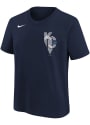 Kansas City Royals Youth Nike City Connect Wordmark T-Shirt - Blue