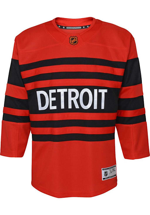 Detroit Red Wings Youth Red Reverse Retro Premier Hockey Jersey