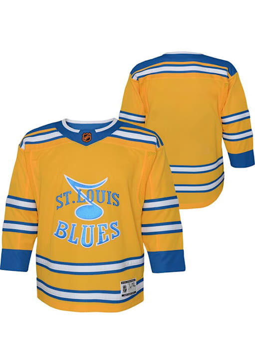 St Louis Blues Youth YELLOW Reverse Retro Premier Hockey Jersey