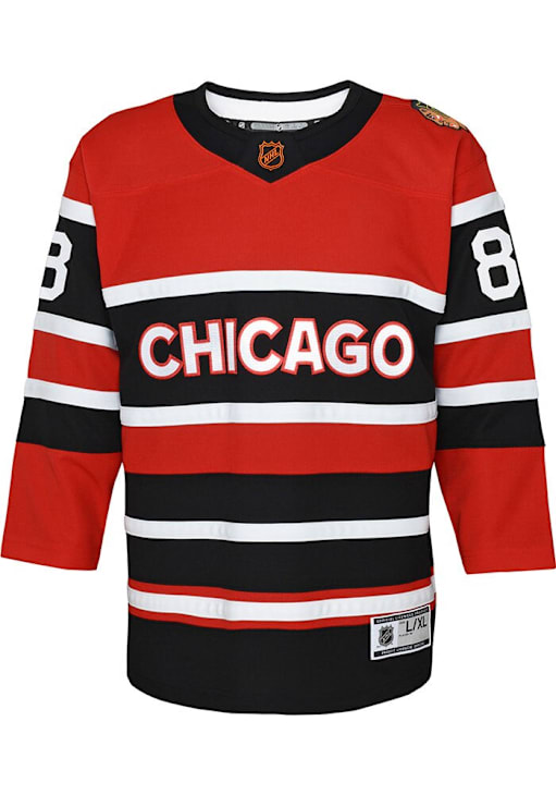 Chicago Blackhawks Patrick Kane Youth Red Reverse Retro Premier