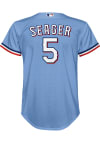 Main image for Corey Seager  Texas Rangers Boys Light Blue Alt Replica Baseball Jersey