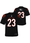Main image for Daxton Hill Cincinnati Bengals Youth Black Nike Home Game Football Jersey