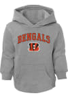 Main image for Cincinnati Bengals Toddler Grey Arch Mascot Long Sleeve Hooded Sweatshirt