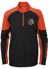 Main image for Cincinnati Bengals Boys Black Audible Long Sleeve Qtr Zip