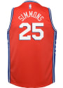 Ben Simmons Philadelphia 76ers Youth Outer Stuff Statement Basketball Jersey - Red