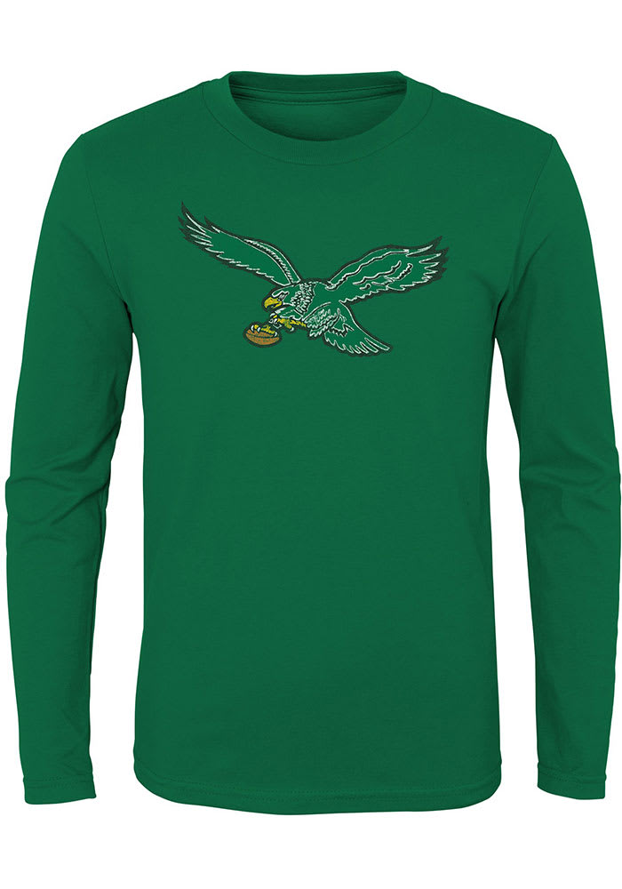 Kelly green philadelphia eagles t clearance shirt