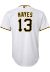 Main image for Ke'Bryan Hayes  Pittsburgh Pirates Boys White Home Replica Baseball Jersey