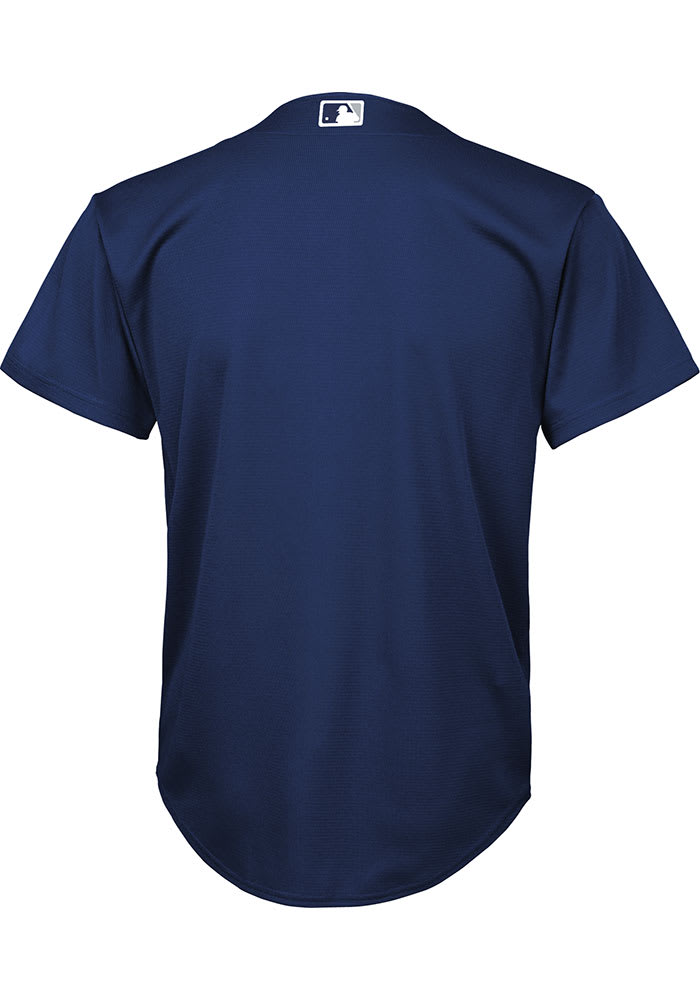 Nike Detroit Tigers Boys NAVY Alt 1 Blank Replica - 133413831