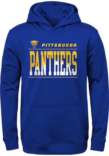 Youth Blue Pitt Panthers Play By Play Long Sleeve Hood