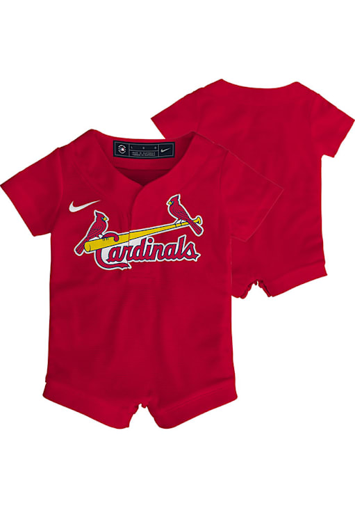 Nike St Louis Cardinals Baby Red Alt Blank Replica Romper Jersey Baseball Jersey