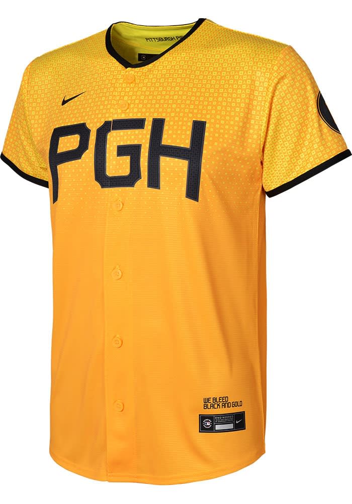 Pirates shop gold jerseys