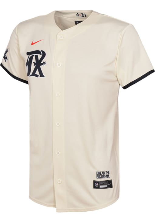 Camiseta de beisbol MLB Texas Rangers Nike Replica Home Blanco para Hombre