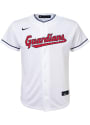 Cleveland Guardians Youth Nike Home Replica Blank Baseball Jersey - White