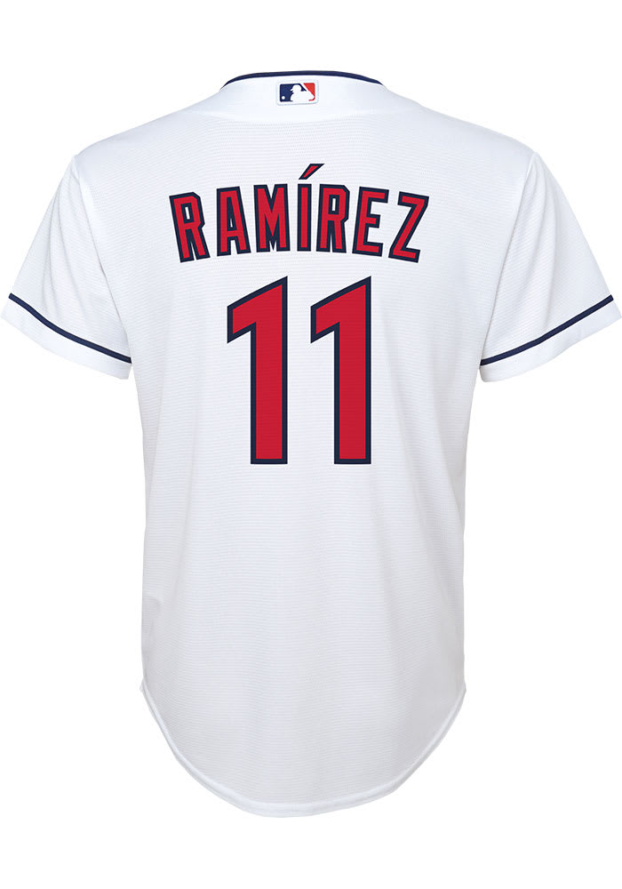 Indians Jose Ramirez 2021 Little League Classic White Home Authentic Jersey