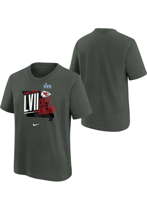 Nike Kansas City Chiefs Boys Black Local 2022 Super Bowl Bound Short Sleeve T-Shirt