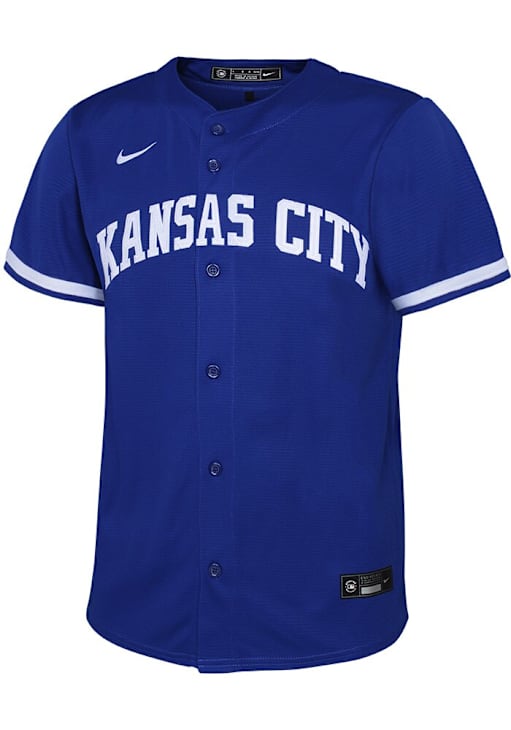 Nike Kansas City Royals Boys ROYAL Alt Replica Blank 133414647