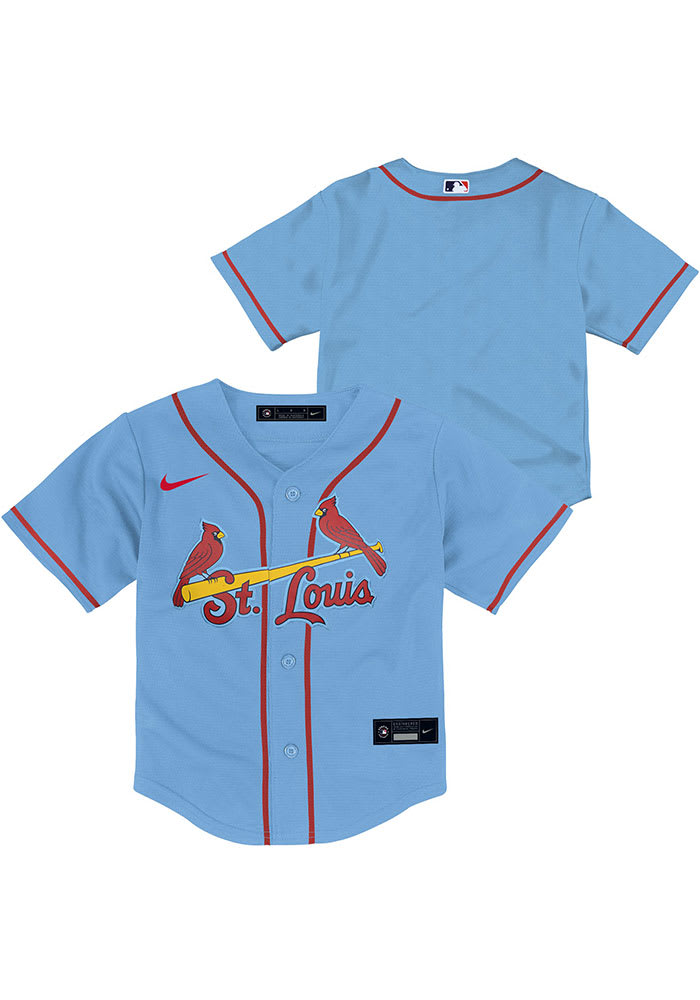 St Louis Cardinals Nike Toddler LIGHT BLUE Alt 3 Replica Blank