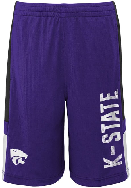 Boys Purple K-State Wildcats Lateral Shorts