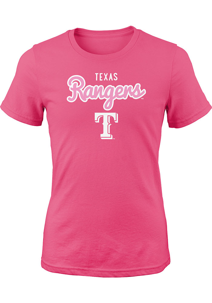 Pink texas sales rangers shirt