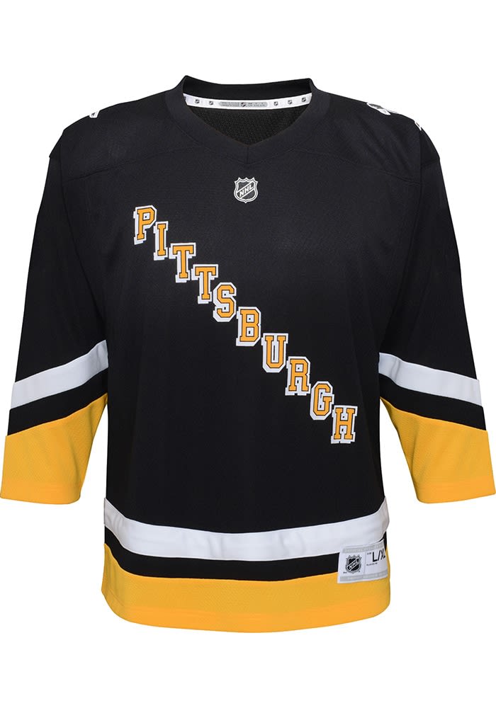 Pittsburgh Penguins Toddler BLACK Replica Blank Third Alt Hockey Jersey