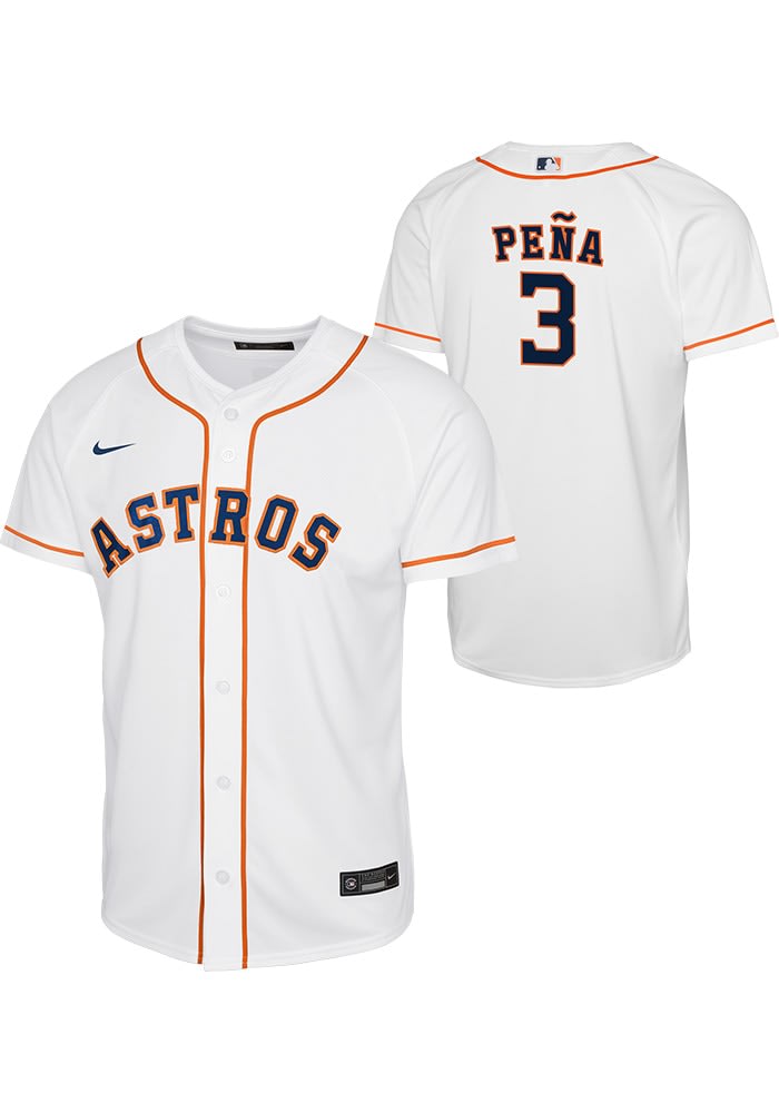 Jeremy Pena Nike Houston Astros Youth White Home Replica Jersey