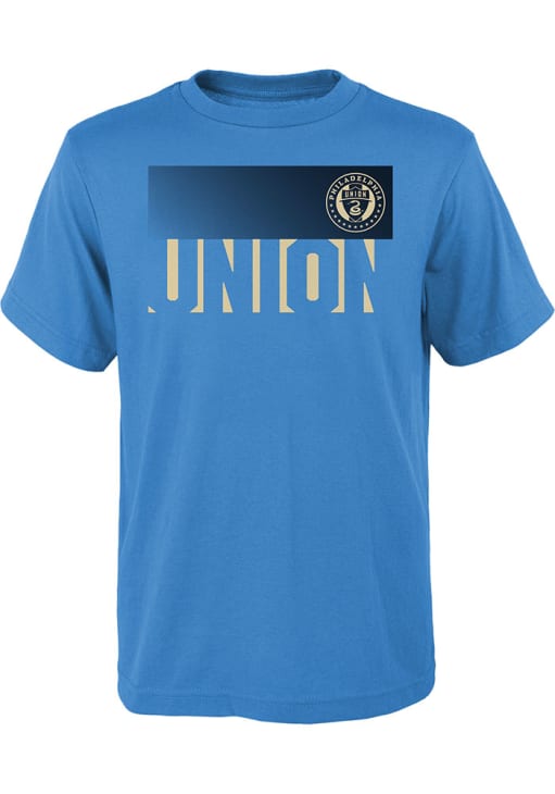 Philadelphia Union Youth LIGHT BLUE Gameday Play Short Sleeve Tee