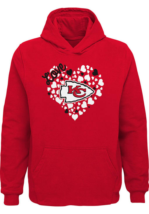 Kansas City Chiefs Primary Logo Graphic Hoodie - Womens