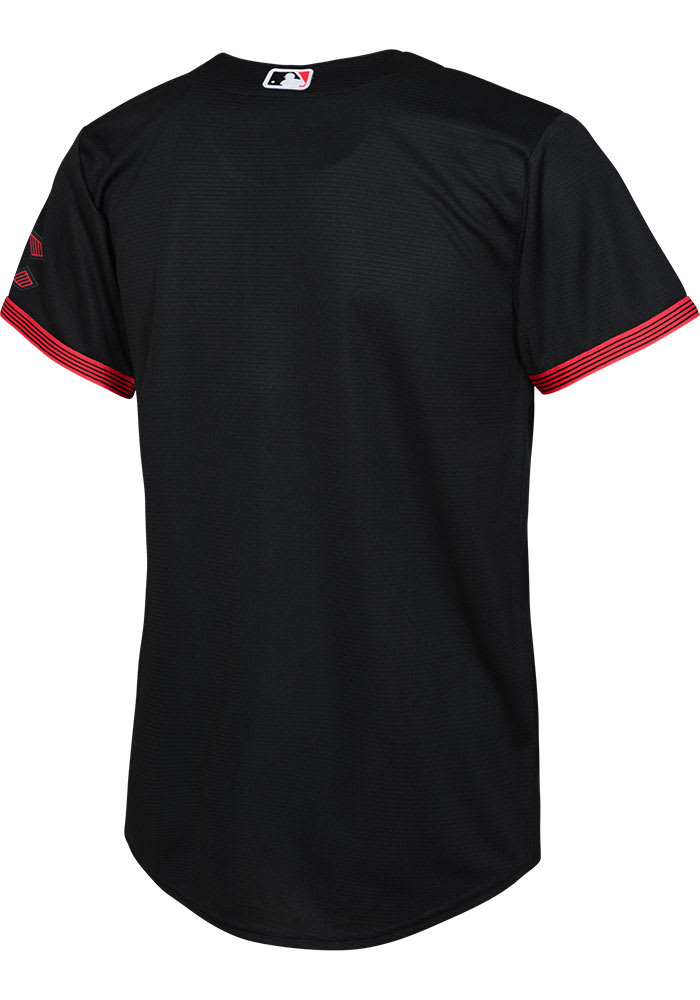 Black cincinnati reds best sale jersey