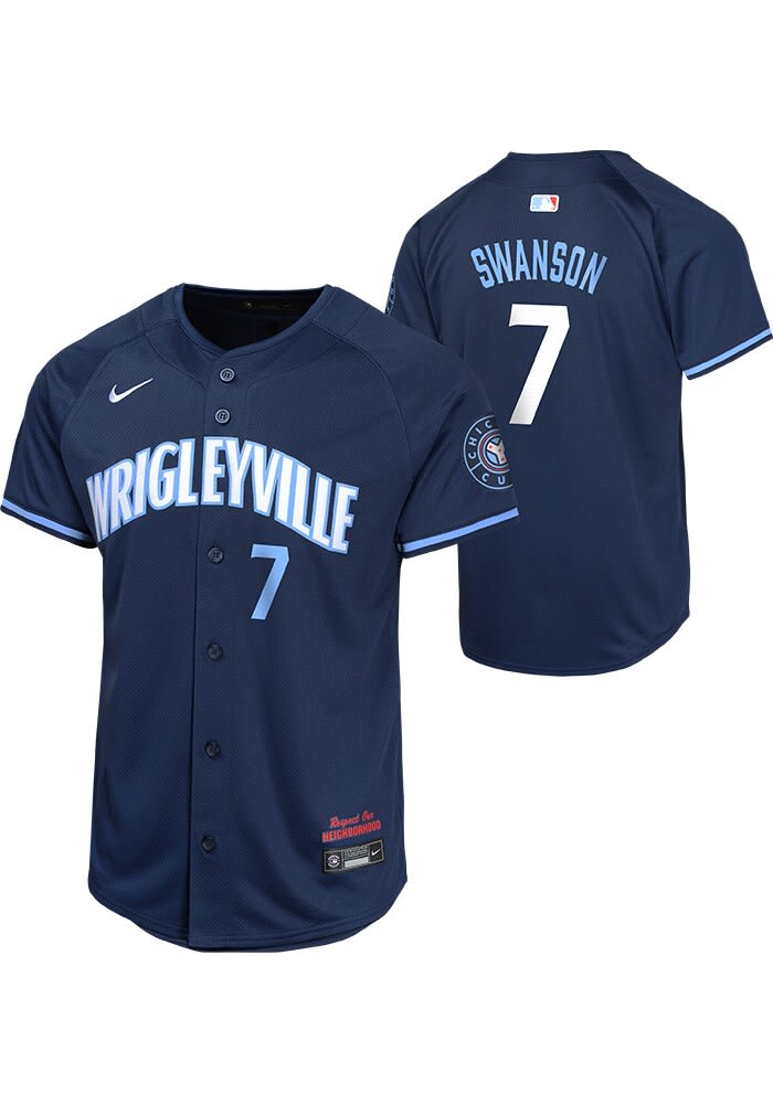 Navy blue cubs jersey deals