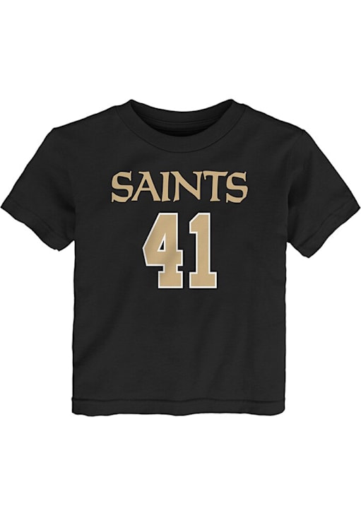 Alvin Kamara New Orleans Saints Toddler BLACK Mainliner NN Short