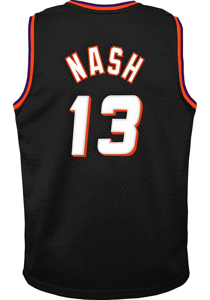 Phoenix Suns Steve Nash Youth BLACK Alternative Swingman